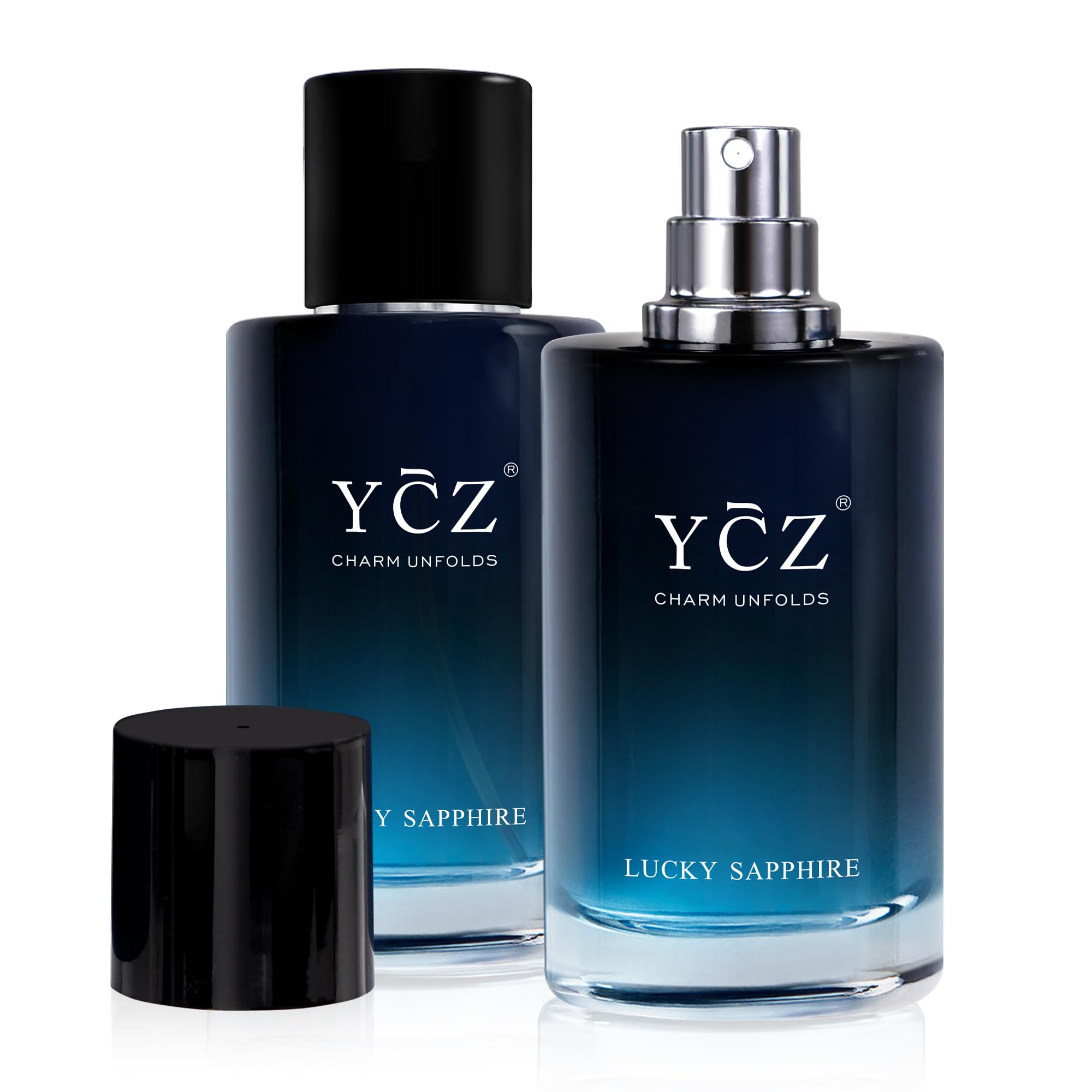 Ycz Charm Unfolds Marine Perfume for Men, 1.7 oz. Long Lasting Eau De Parfum Cologne For Men, Oriental Woody Fragrance - Ideal Special Occasions, Making it the Ideal gentlemen’s Gift