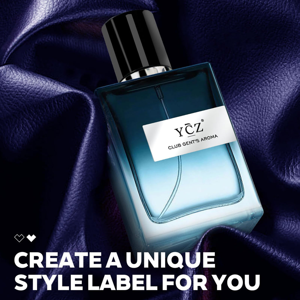 Ycz Charm Unfolds Marine Perfume for Men, 1.7 oz. Long Lasting Eau De Parfum Cologne For Men, Oriental Woody Fragrance - Ideal Special Occasions, Making it the Ideal gentlemen’s Gift