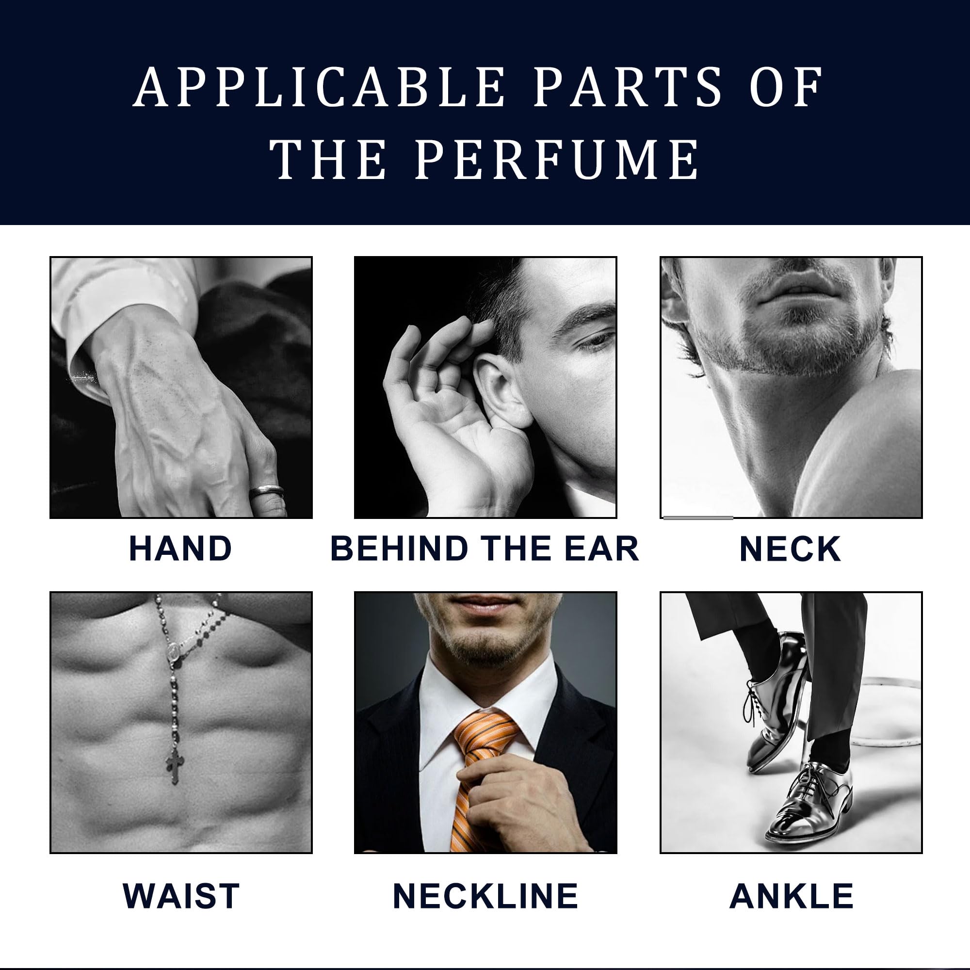 Ycz Charm Unfolds Marine Perfume for Men, 1.7 oz. Long Lasting Eau De Parfum Cologne For Men, Oriental Woody Fragrance - Ideal Special Occasions, Making it the Ideal gentlemen’s Gift