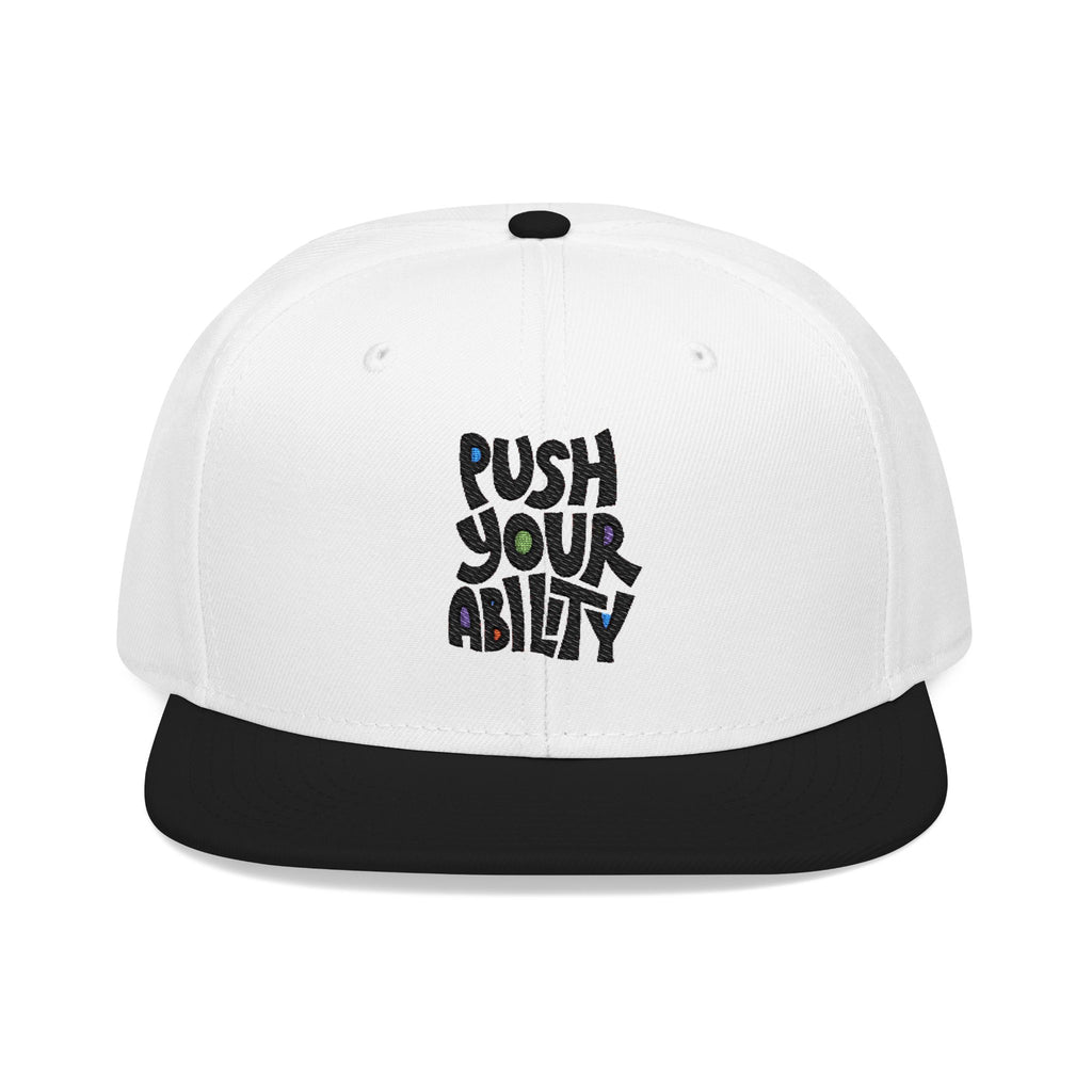Embroidered ‘Boss Up’ Snapback Hat — Gray/Black Streetwear Cap