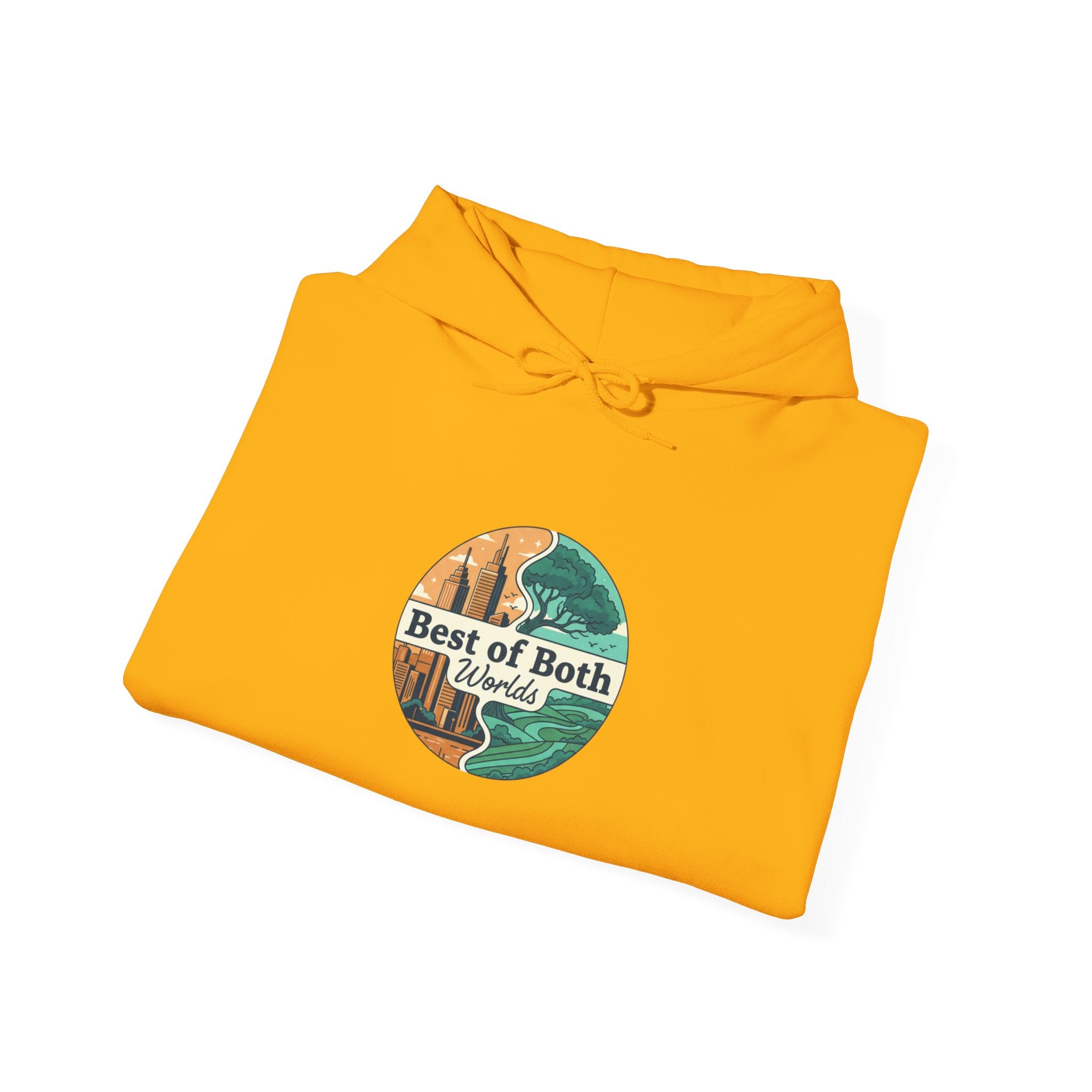 Three-Panel Fleece Hoodie