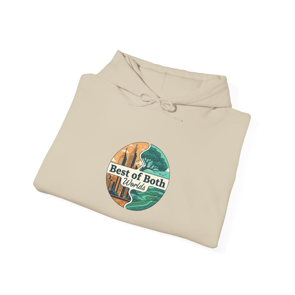 Three-Panel Fleece Hoodie