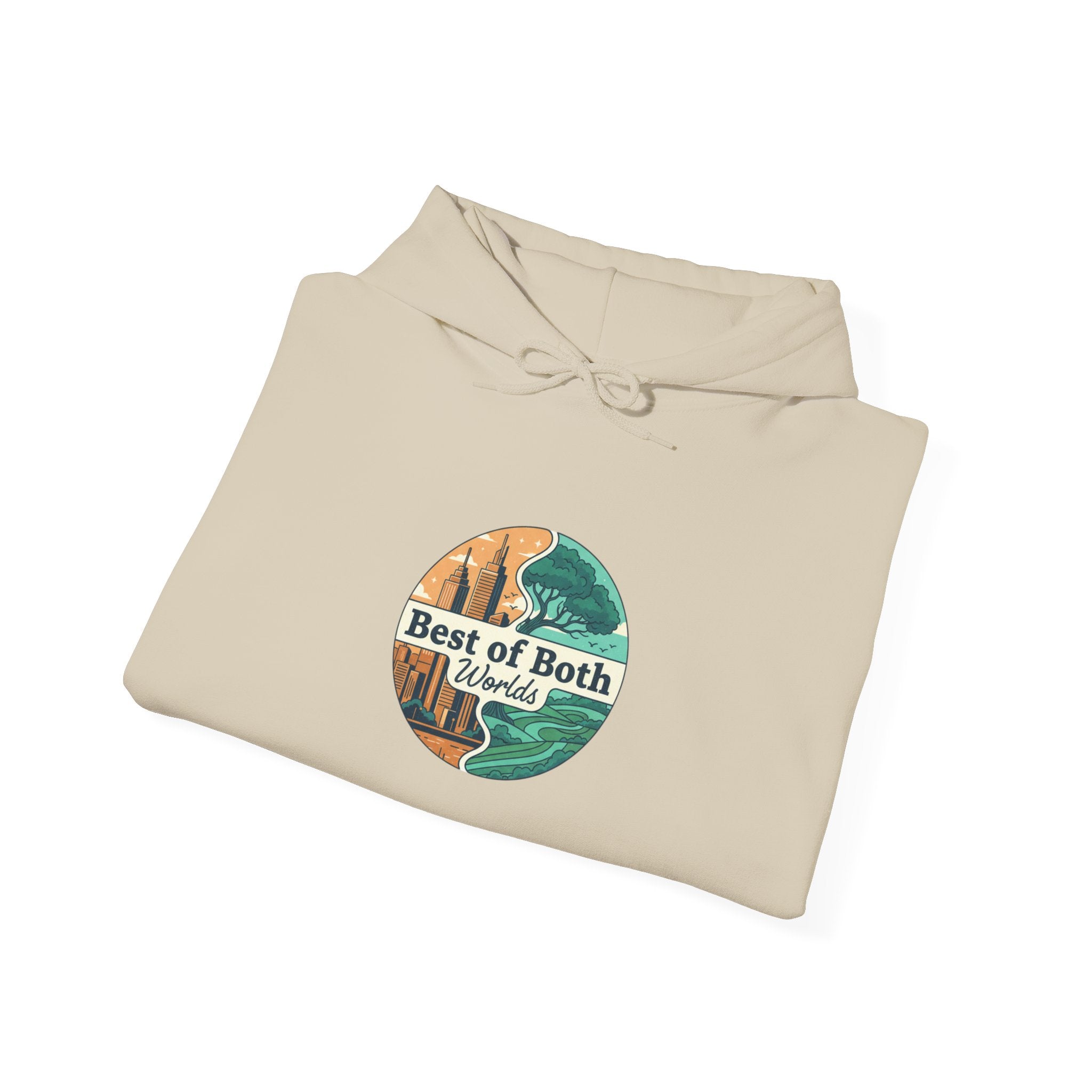 Three-Panel Fleece Hoodie