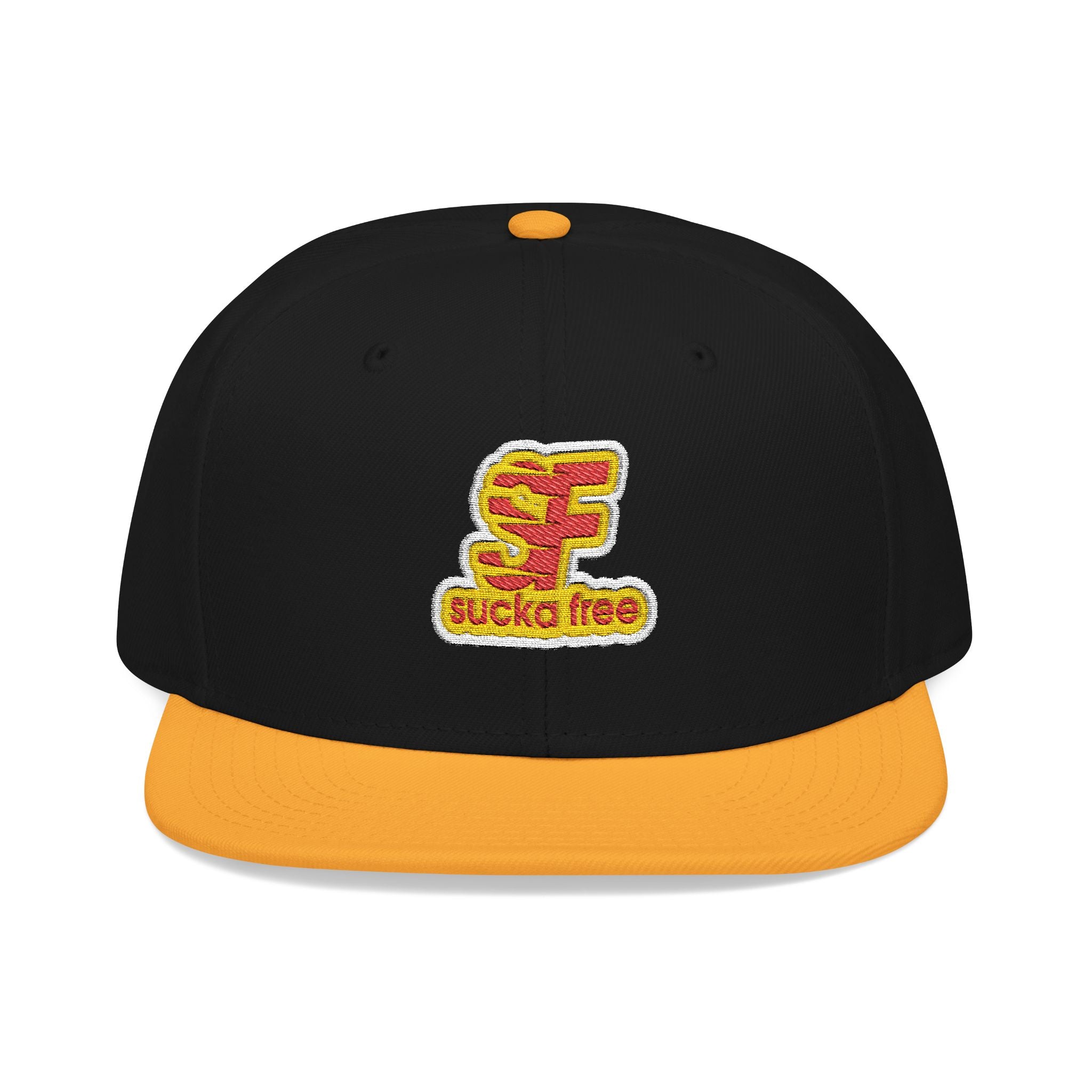 Embroidered Floral Letter 'E' Snapback Hat — Floral Initial Cap