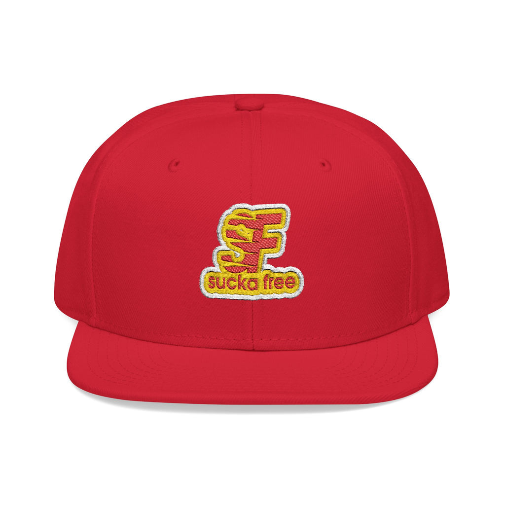 Embroidered Floral Letter 'E' Snapback Hat — Floral Initial Cap