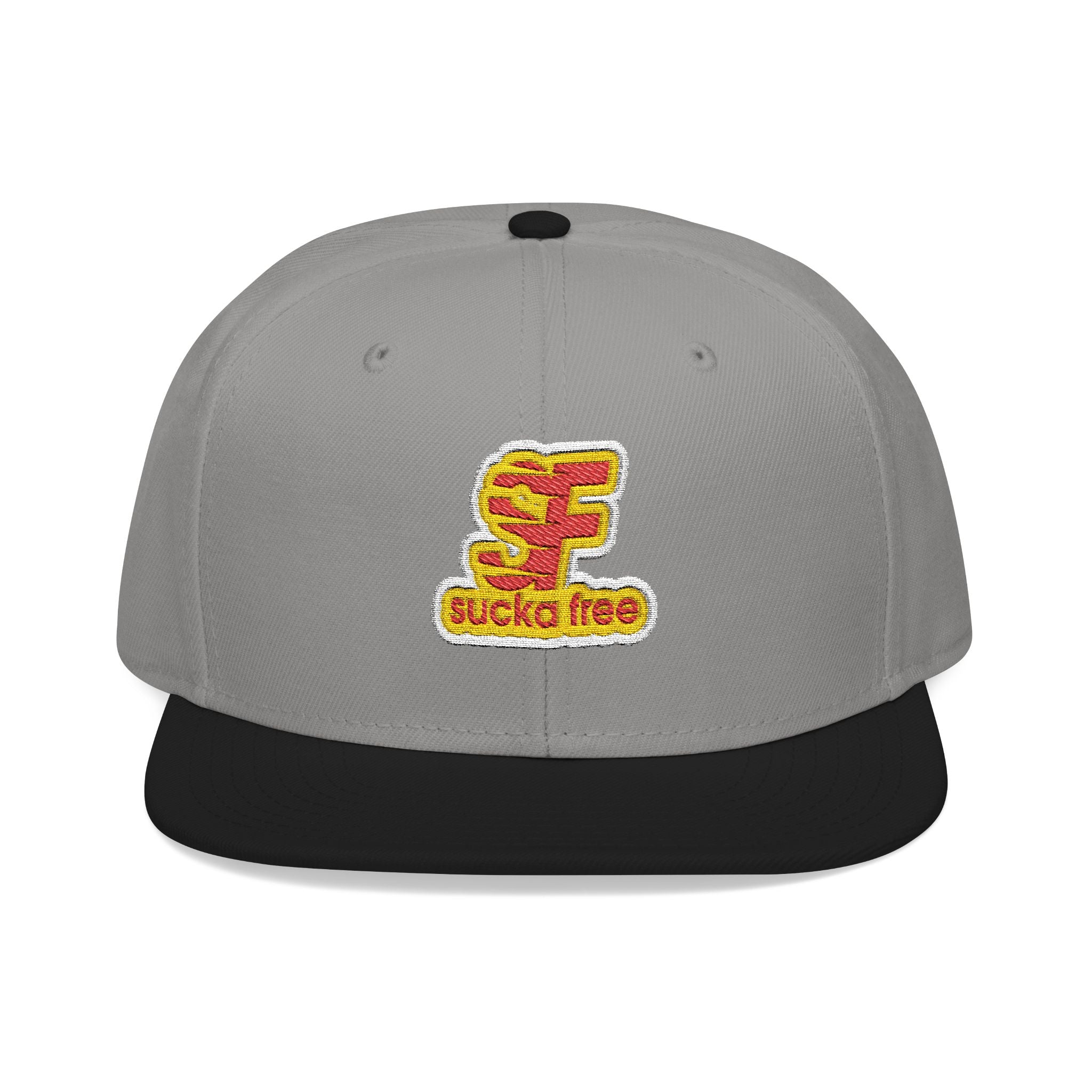 Embroidered Floral Letter 'E' Snapback Hat — Floral Initial Cap