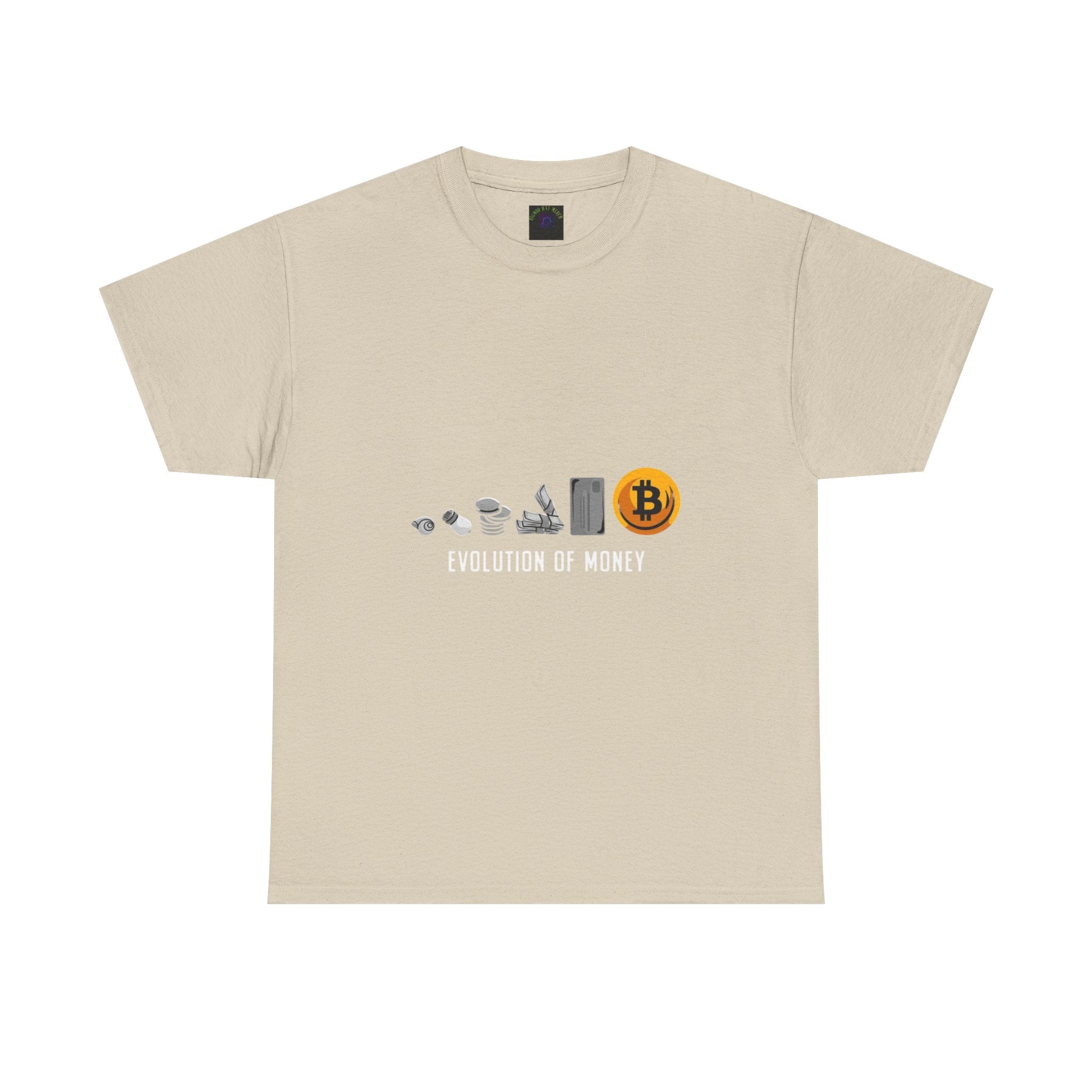 Bitcoin Evolution Tee — Cryptocurrency Mining Progress Graphic T‑Shirt