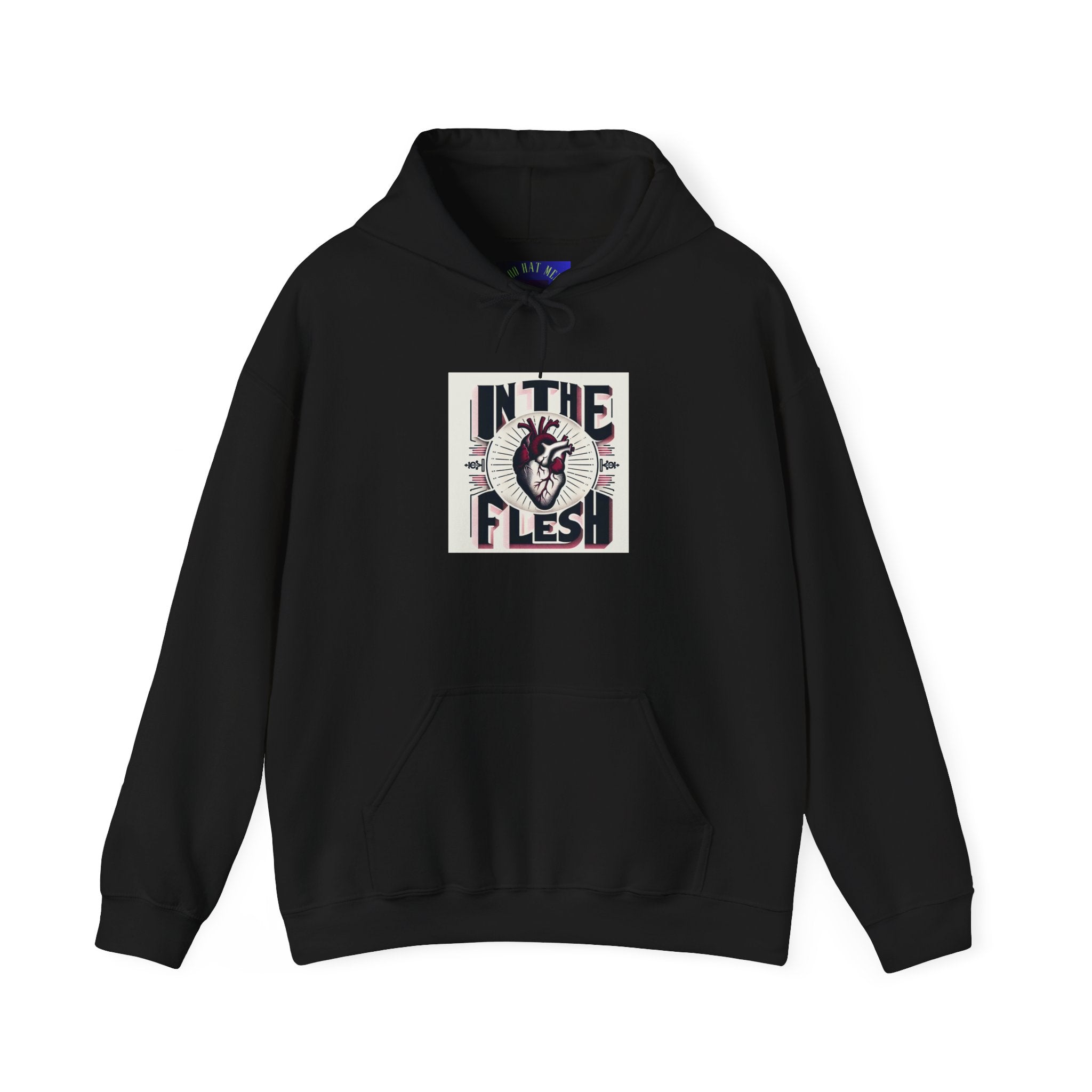 In The Flesh Hoodie — Anatomical Heart Graphic Pullover