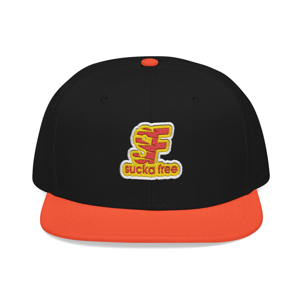 Embroidered Floral Letter 'E' Snapback Hat — Floral Initial Cap