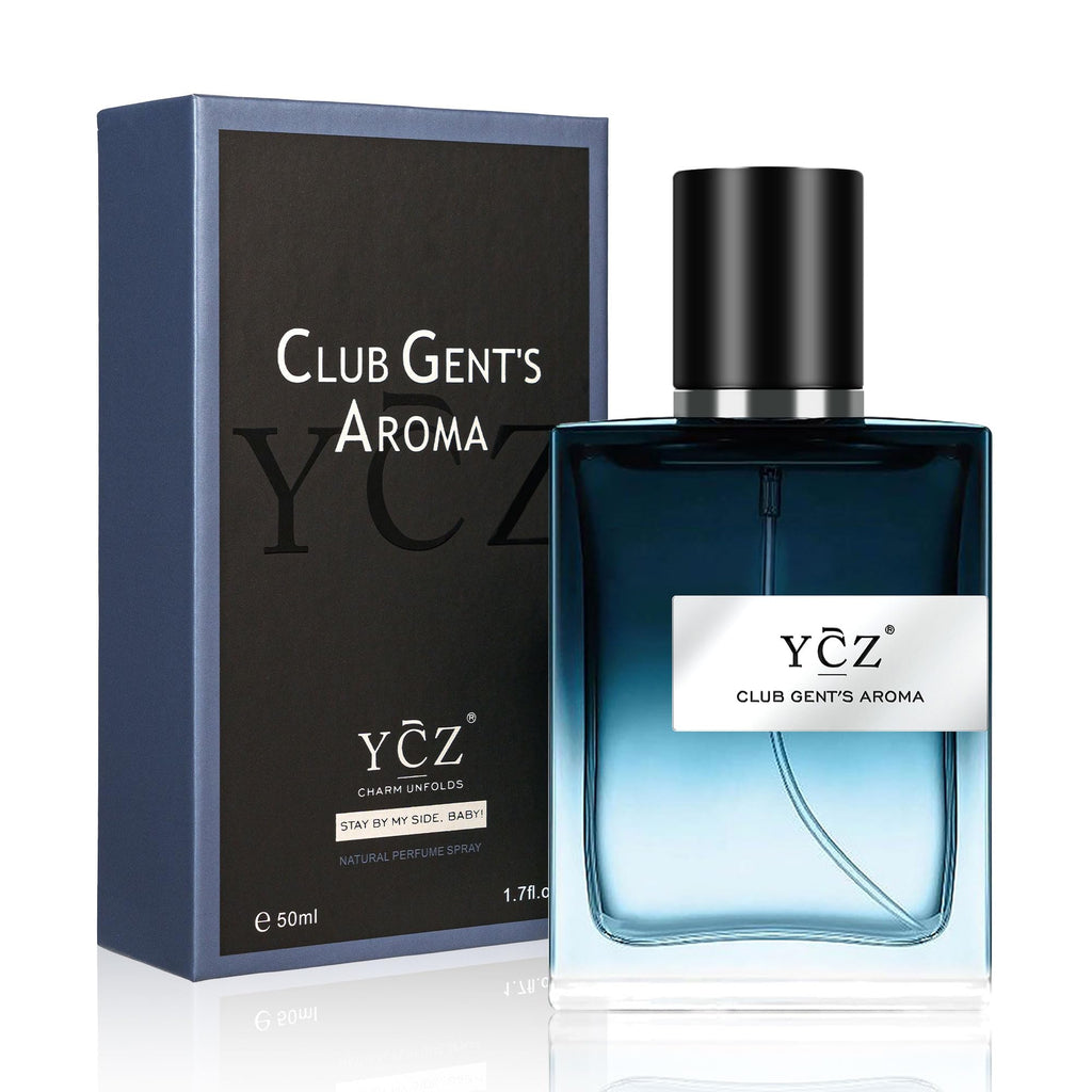 Ycz Charm Unfolds Marine Perfume for Men, 1.7 oz. Long Lasting Eau De Parfum Cologne For Men, Oriental Woody Fragrance - Ideal Special Occasions, Making it the Ideal gentlemen’s Gift