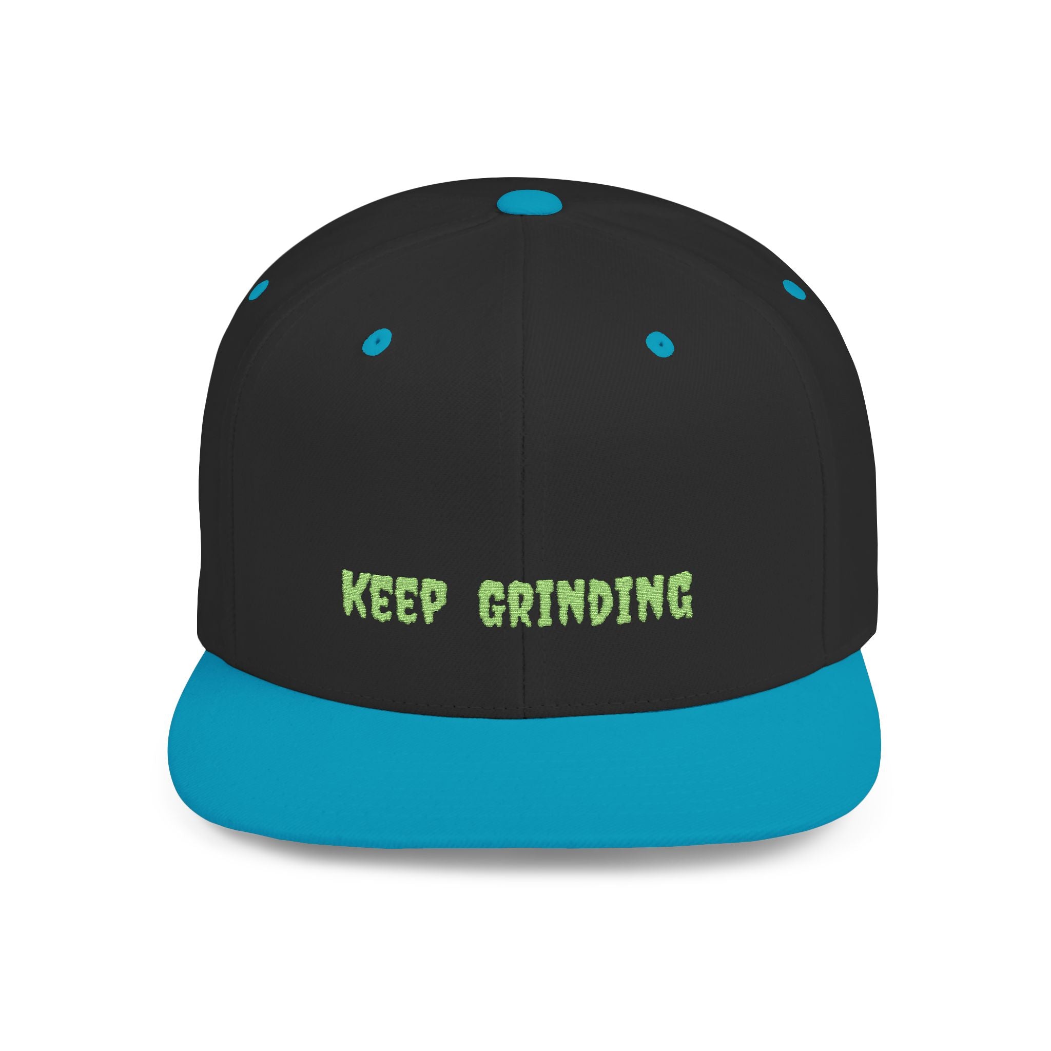 Keep Grinding Camo Snapback Hat