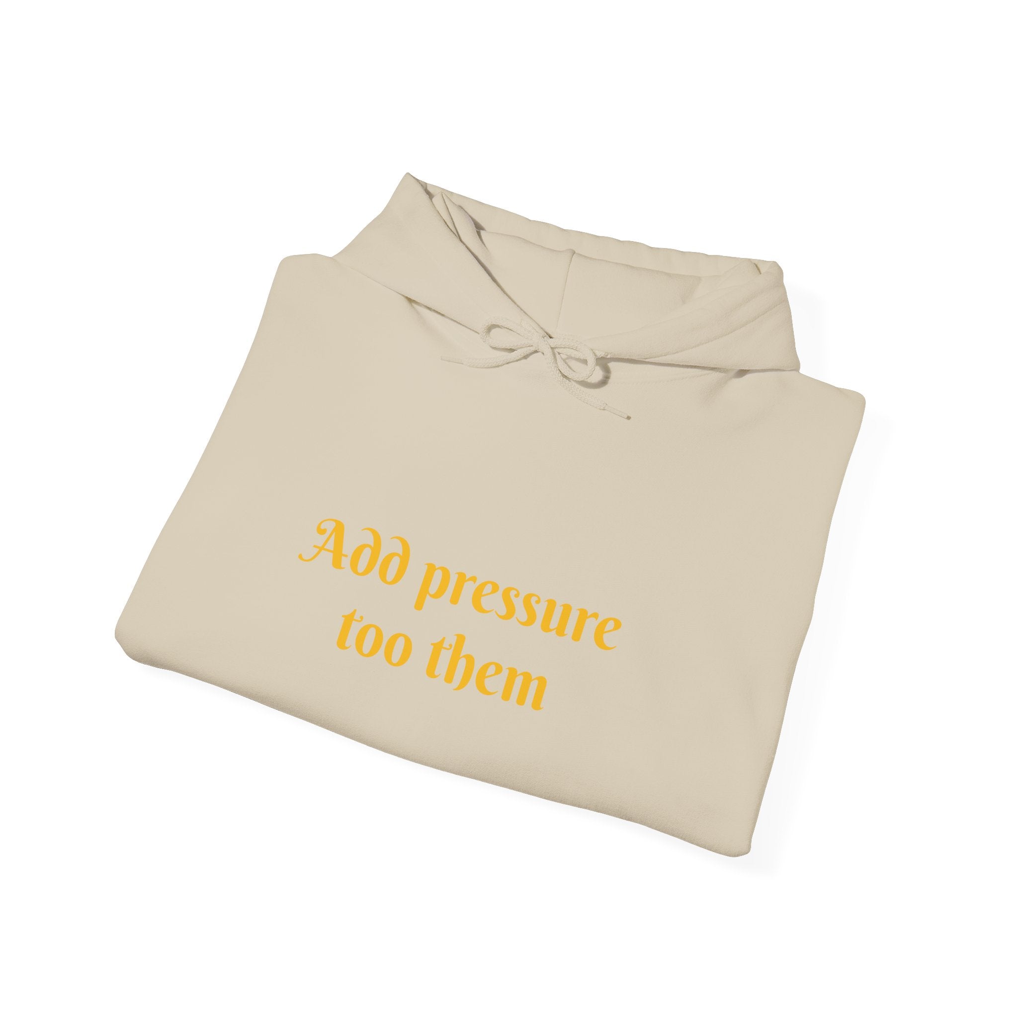 Inspirational Hoodie: "Add Pressure Too Them" Unisex Heavy Blend Hooded Sweatshirt, Cozy Gift for Friends, Motivational Wear, Casual [...]