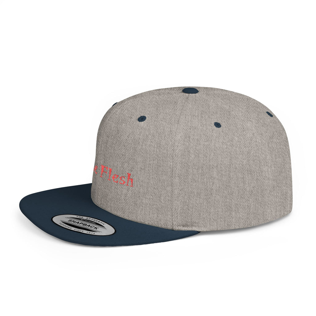 Stylish Flat Bill Snapback Hat, Trendy Fashion Cap, Casual Wear, Gift for Him/Her, Streetwear Accessory, Sports Fan Gear