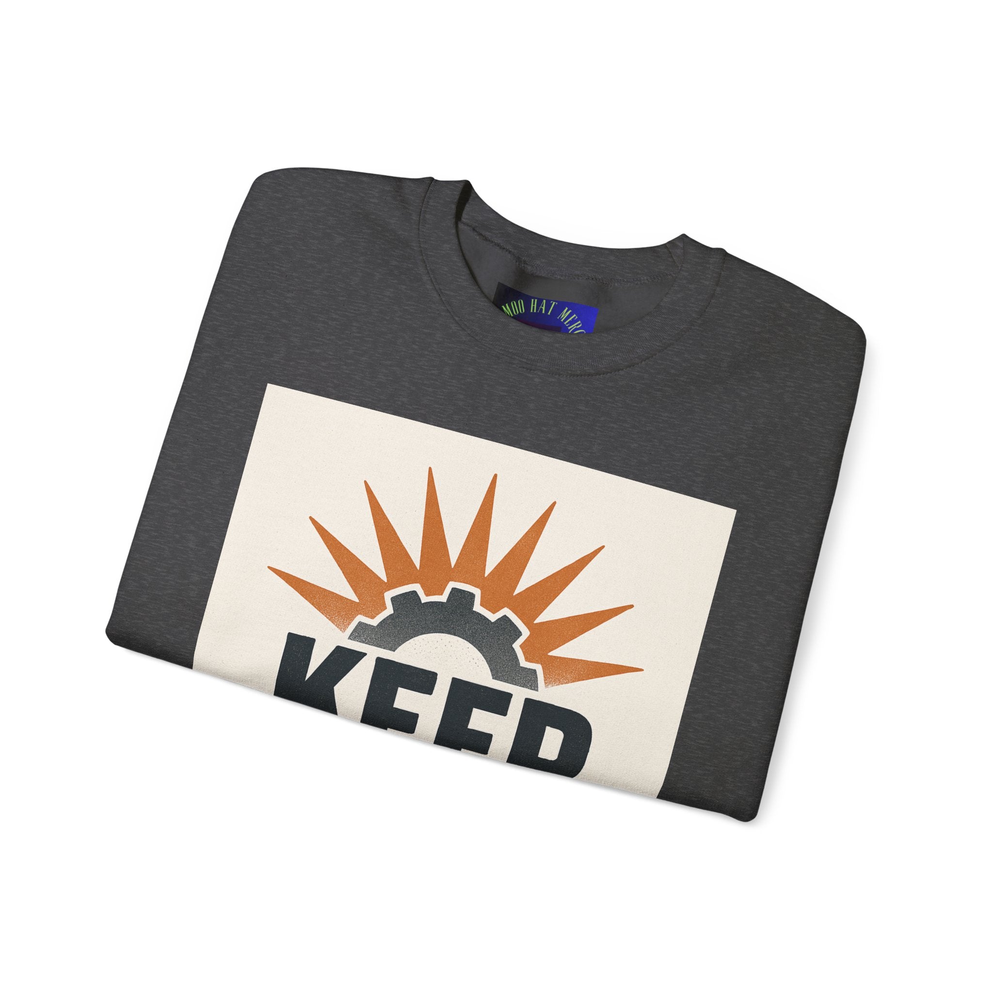 Keep Grinding Sweatshirt — Motivational Crewneck for Hustle & Gym Enthusiasts