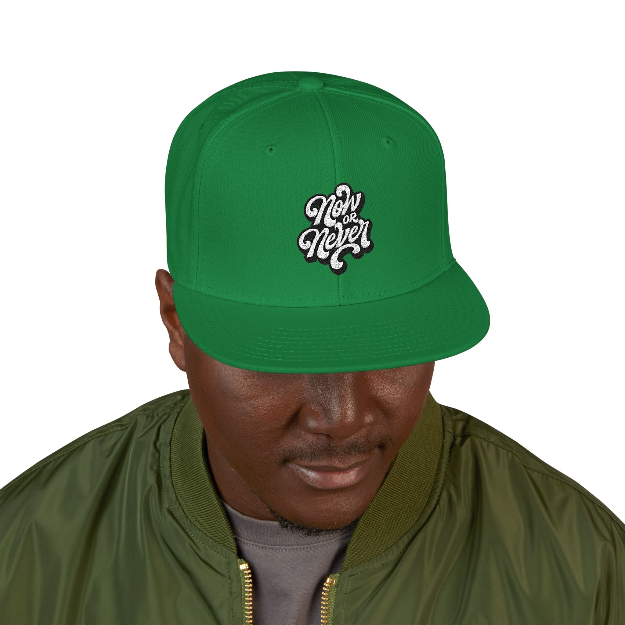 Embroidered Paw Print Snapback Hat — Streetwear Baseball Cap