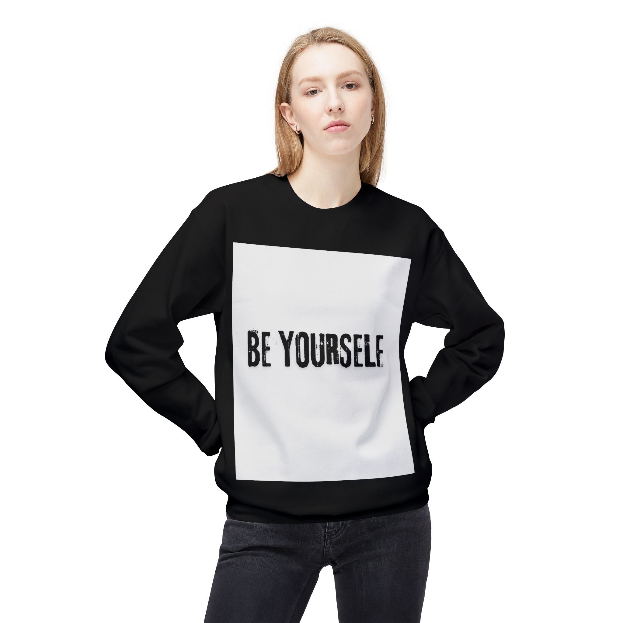 Unisex Long Sleeve Tee - "Be Yourself" - Inspirational Shirt, Gift for Friends, Casual Wear, Motivational Apparel, Everyday Style