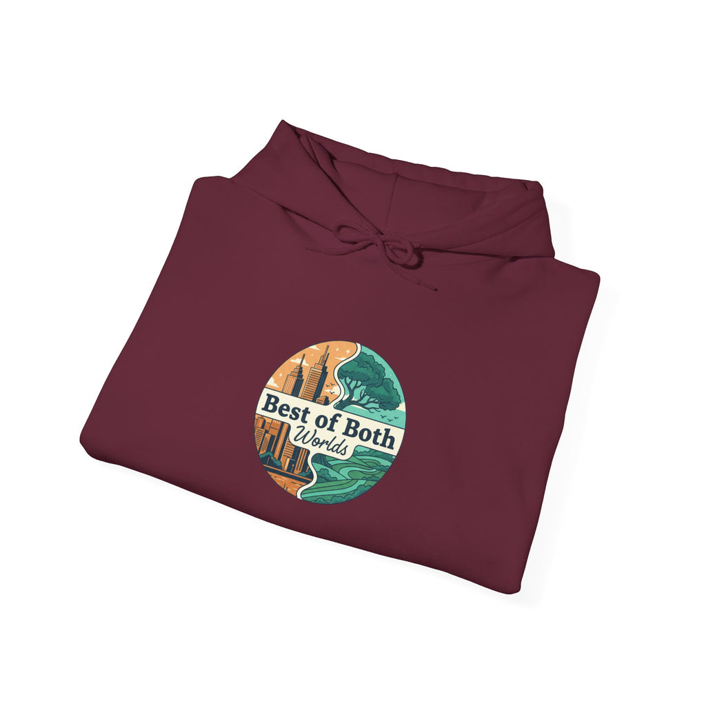 Three-Panel Fleece Hoodie