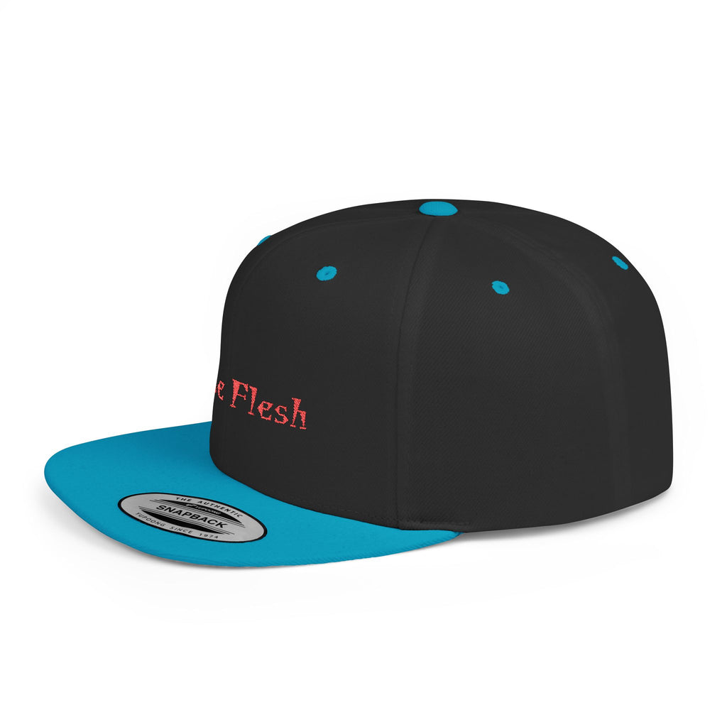 Stylish Flat Bill Snapback Hat, Trendy Fashion Cap, Casual Wear, Gift for Him/Her, Streetwear Accessory, Sports Fan Gear