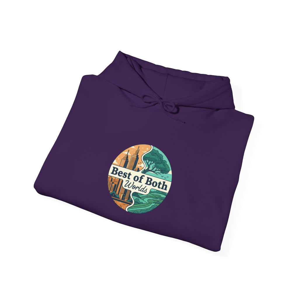 Three-Panel Fleece Hoodie