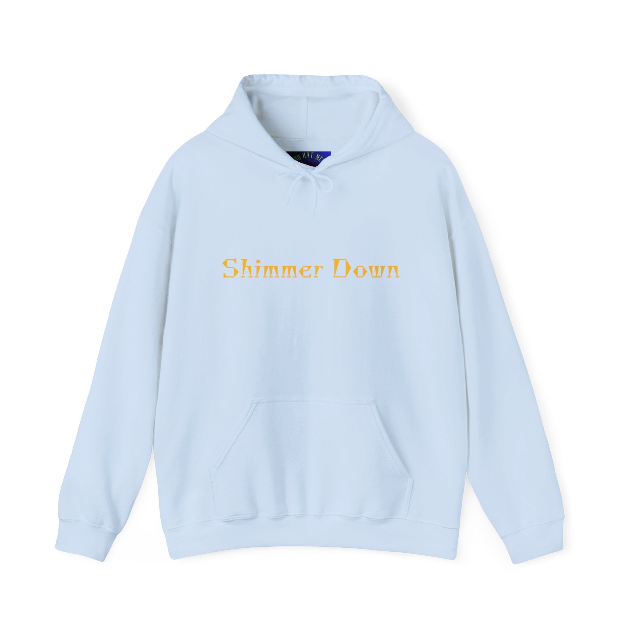 Shimmer Down Hoodie - Cozy Unisex Sweatshirt for Relaxation, Gift for Friends and Family, Casual Wear, Self-Care, Everyday Comfort