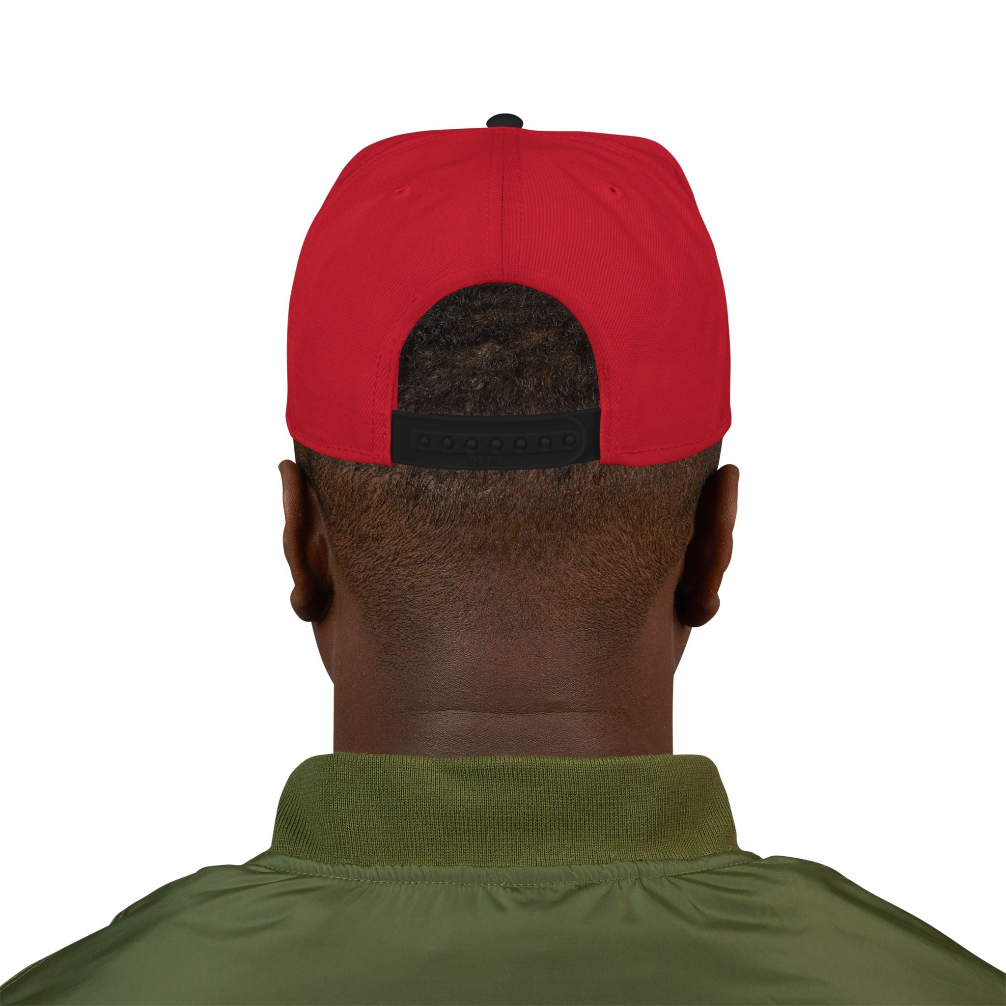 Flat Bill Cap — Embroidered "Trust Your Gut" Street Style Snapback