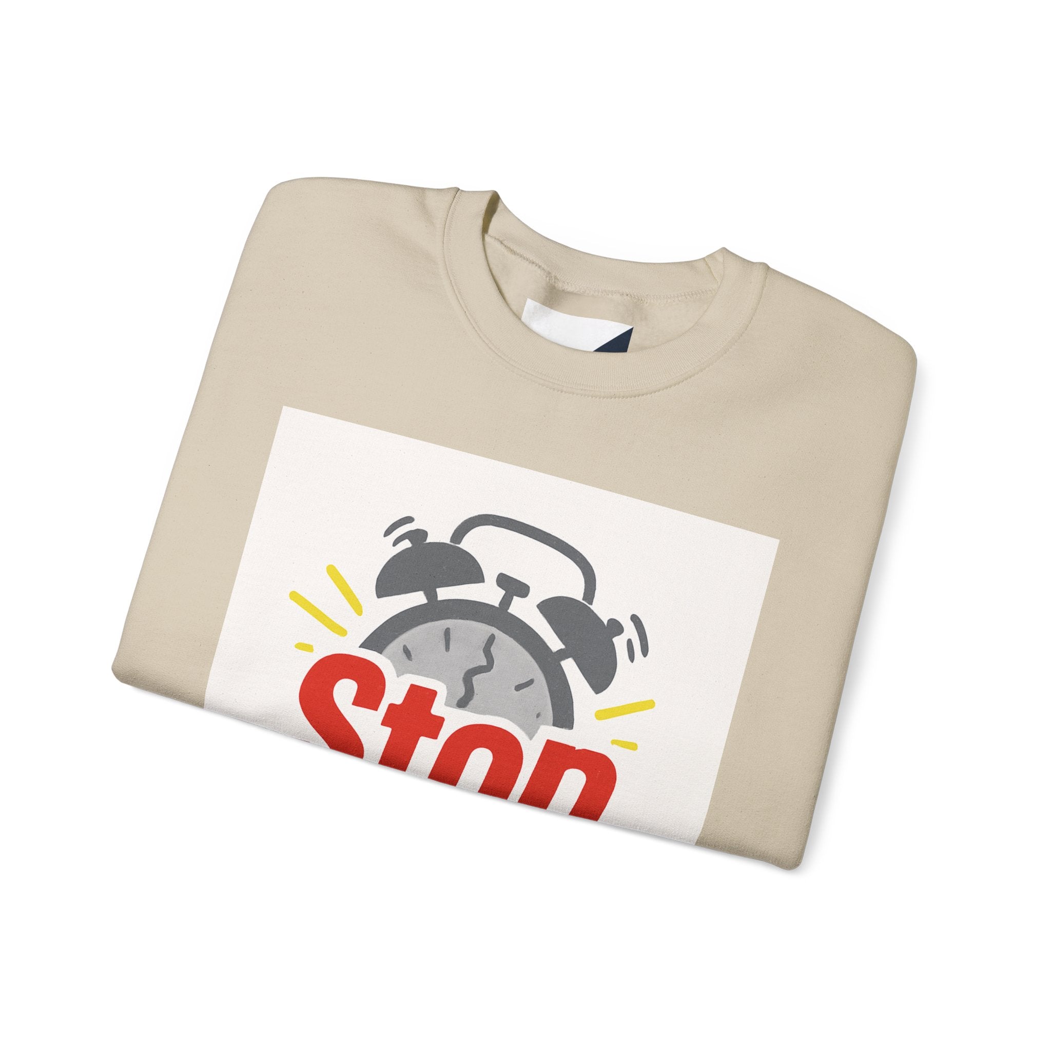 Motivational Crewneck Sweatshirt: Stop Procrastinating, Cozy Gift for Students, Casual Wear, Quarantine Comfort, Relaxed Fit