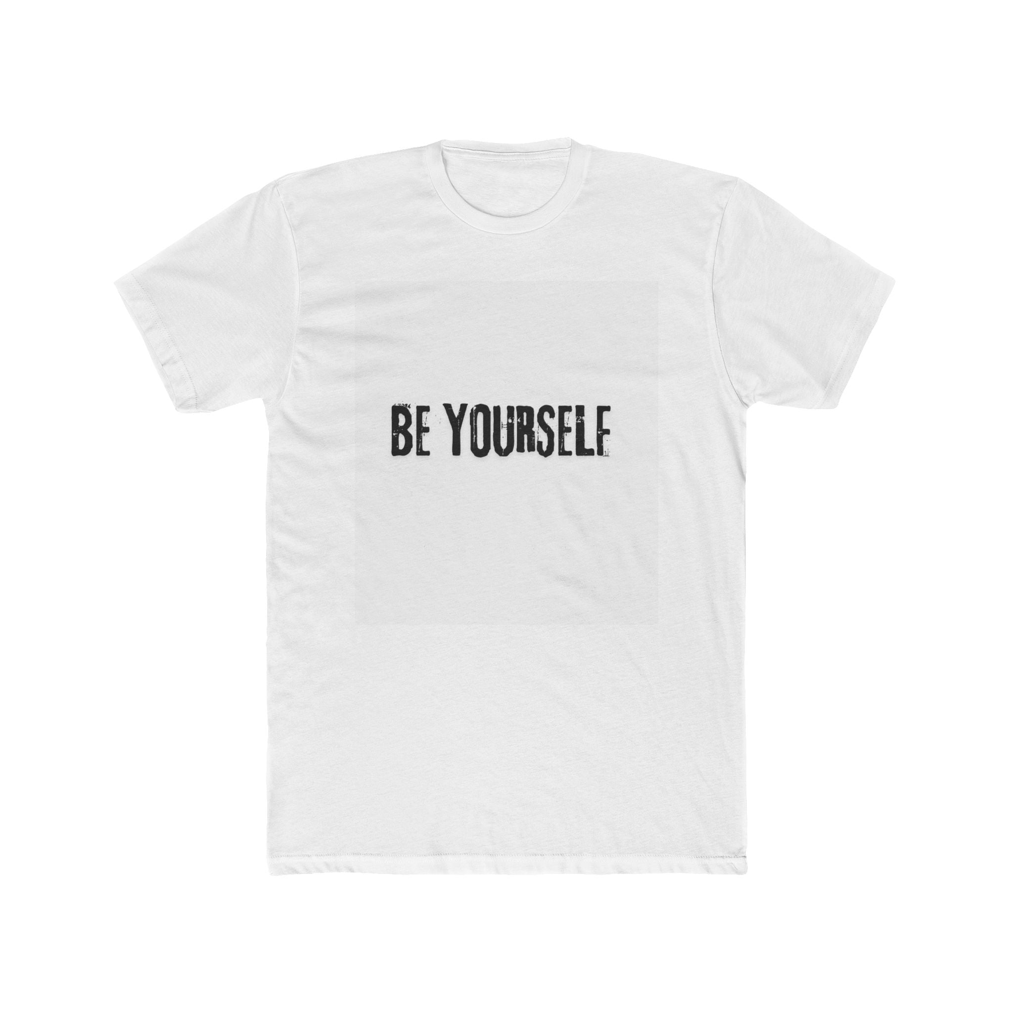 Be Yourself Unisex Cotton Crew Tee, Casual T-Shirt, Inspirational Gift, Everyday Wear, Self-Expression, Friendship Tees