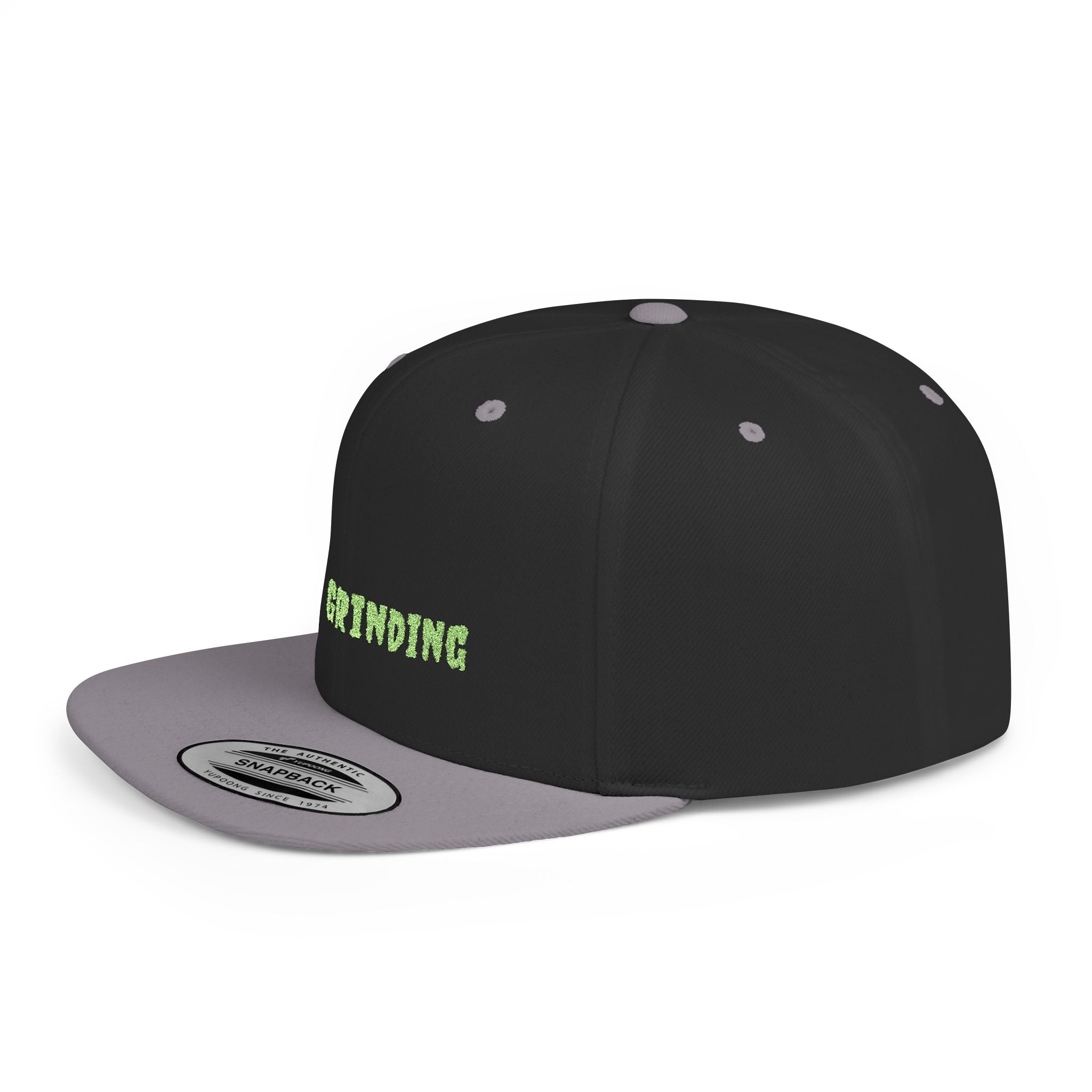 Keep Grinding Camo Snapback Hat