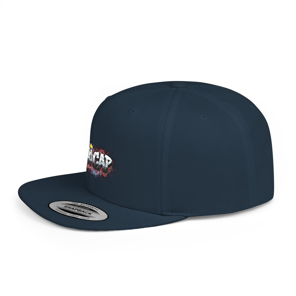 Snapback Hat — 'No Cap' Graffiti Crown Streetwear Baseball Hat