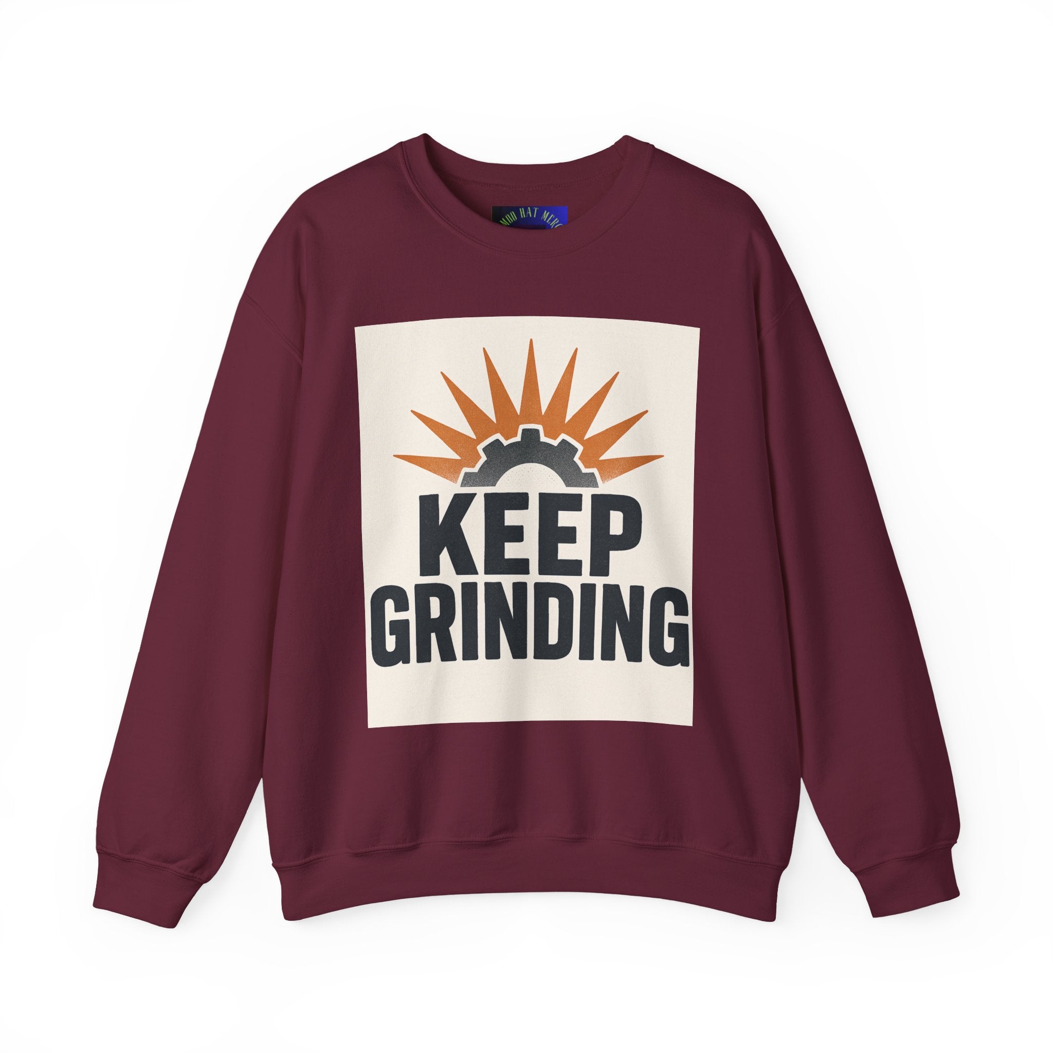 Keep Grinding Sweatshirt — Motivational Crewneck for Hustle & Gym Enthusiasts