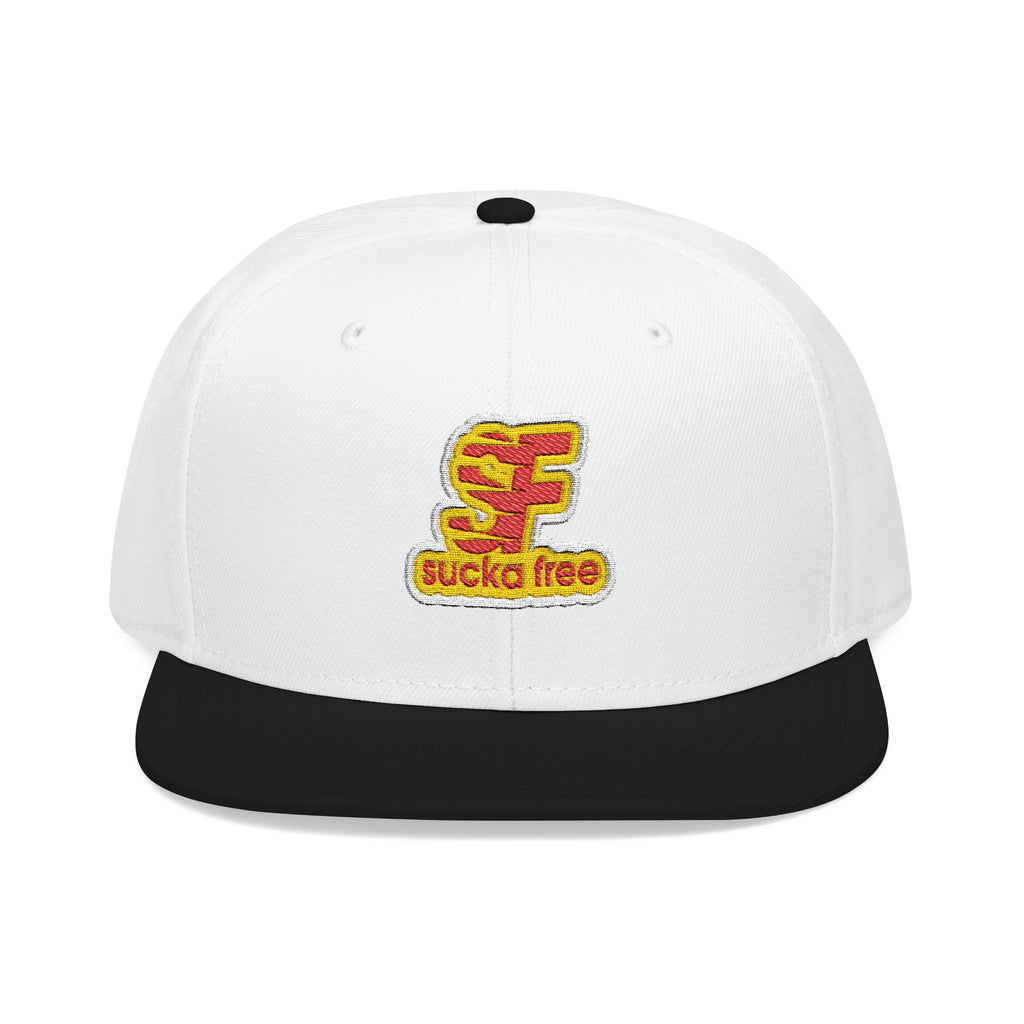 Embroidered Floral Letter 'E' Snapback Hat — Floral Initial Cap