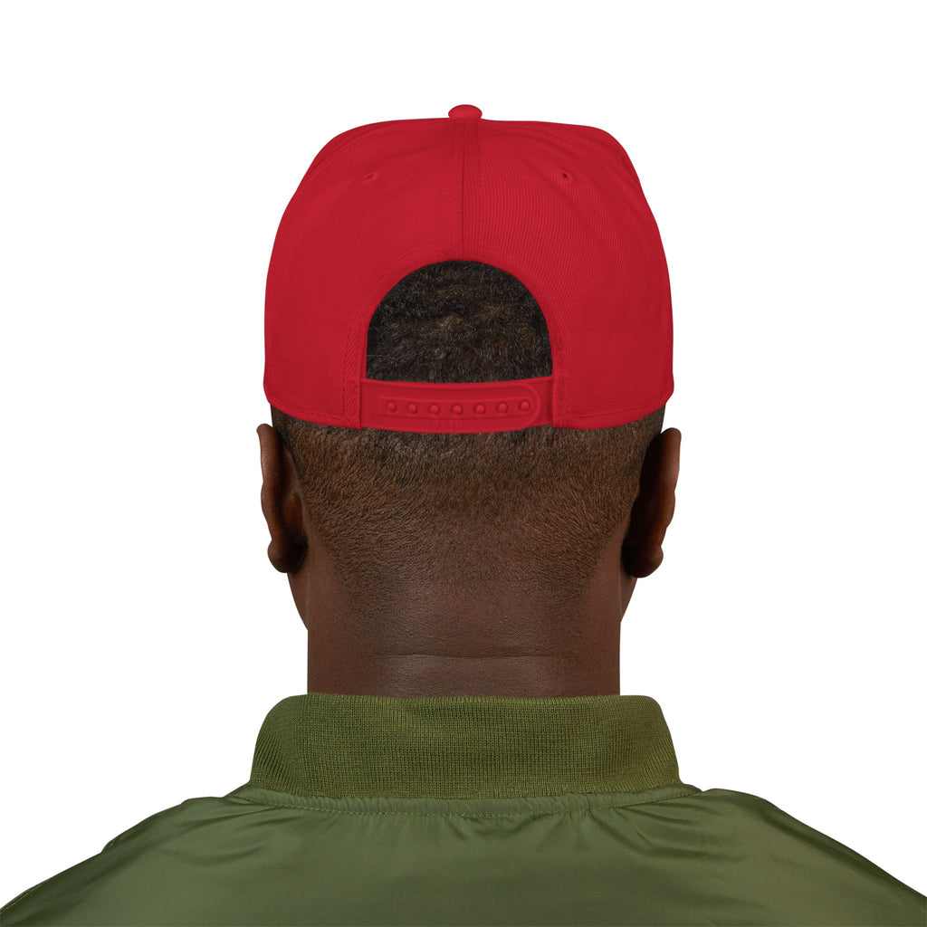 Embroidered ‘Boss Up’ Snapback Hat — Gray/Black Streetwear Cap