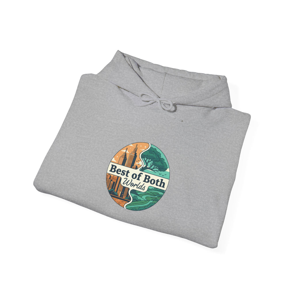 Three-Panel Fleece Hoodie