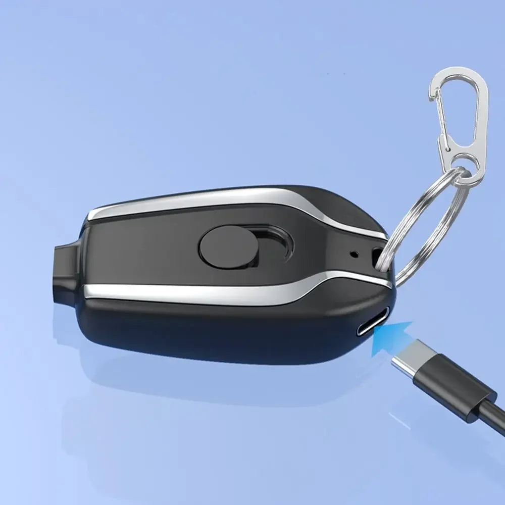 Portable Power Bank 1500mAh Mini Keychain For Android Emergency Charger Portable Charger