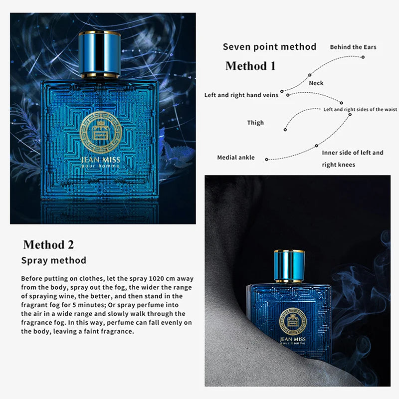 Ares Men's Perfume - 50ml, Fresh Light Fragrance, Woody Scent, Ideal for Daily Use ,Charming perfume, a must-have for a date