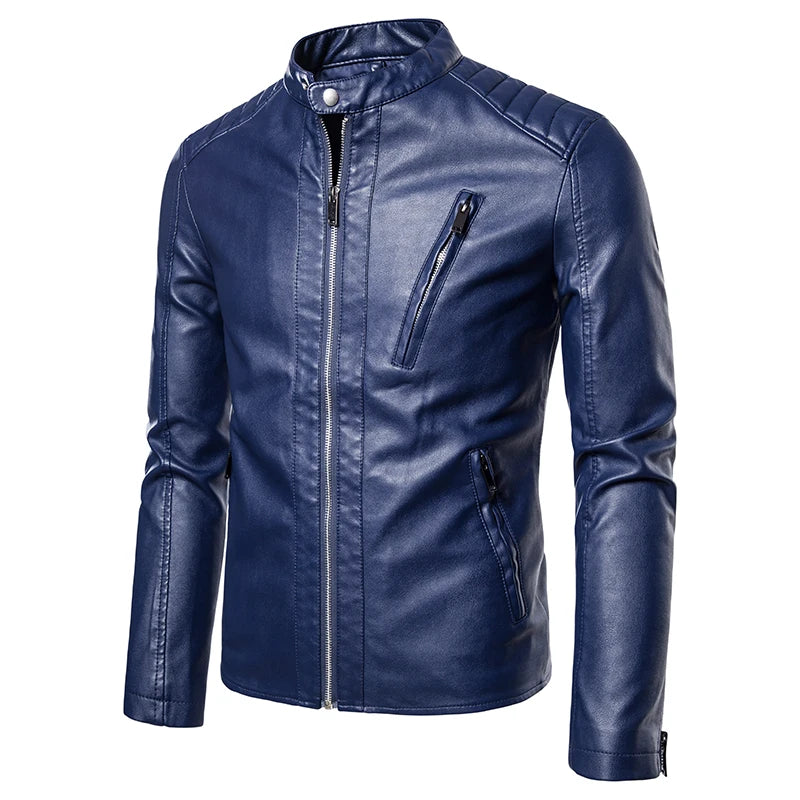 Men's Coat Men's Spring And Autumn Leather Jacket Fashion Men's 2024 New Popular Korean Version Slim Fashion Clothes